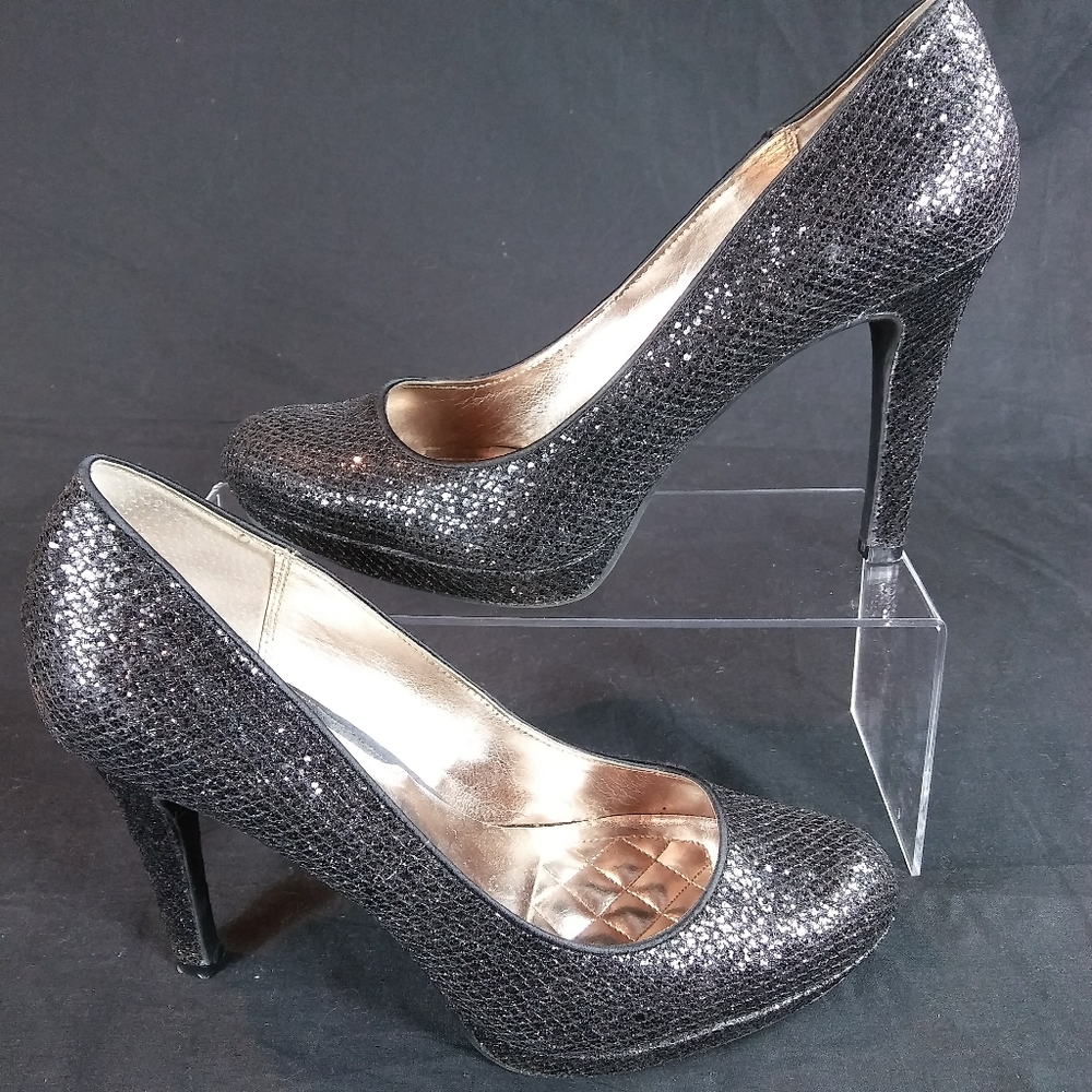 Alfani | “Maddy” | Black Glitter Pumps | Size 10M